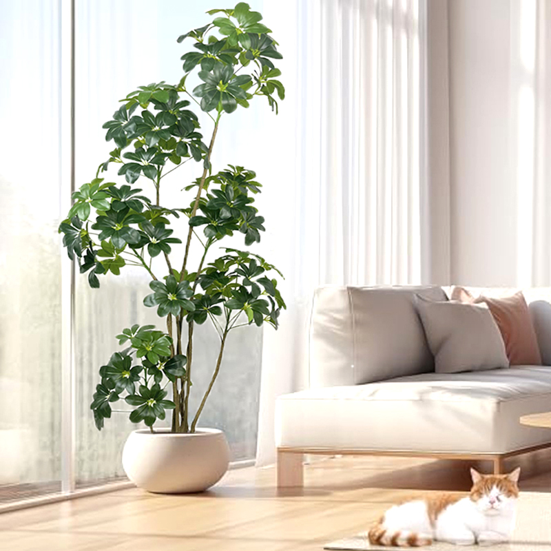 74インチ熱帯木大型人工フィカス植物プラスチックフェイクツリ - Dracaena Marginata のレビューと価格
