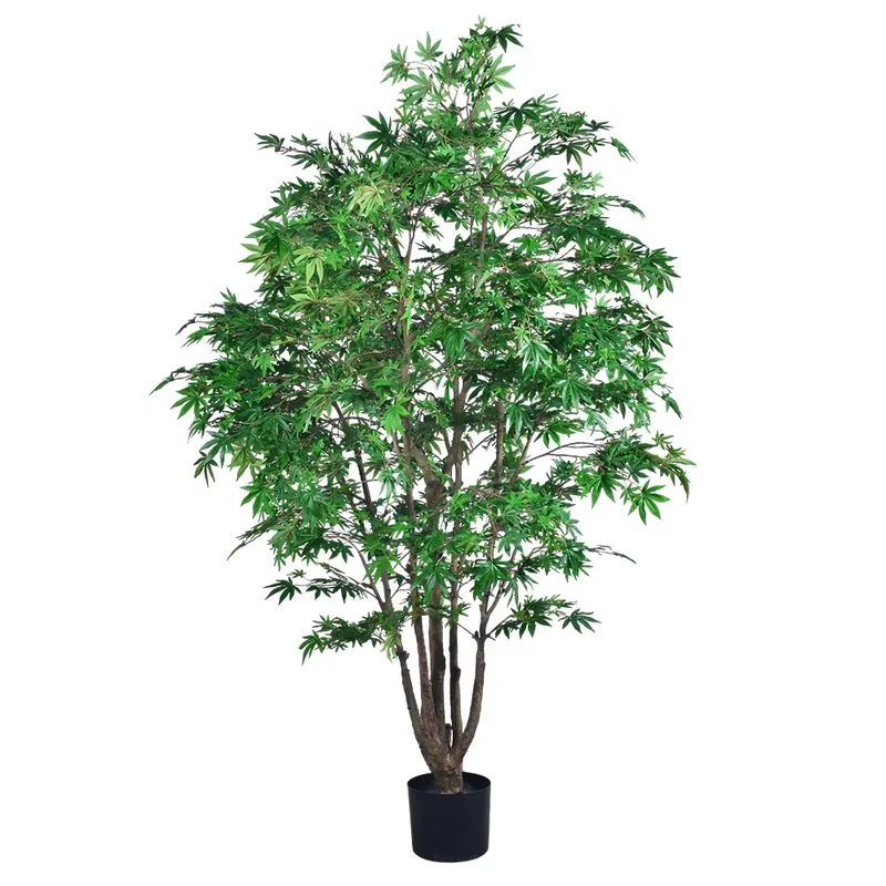 トレンドの卸売グリーンメープルツリー人工マルチトランク250 - Dracaena Marginata のレビューと価格