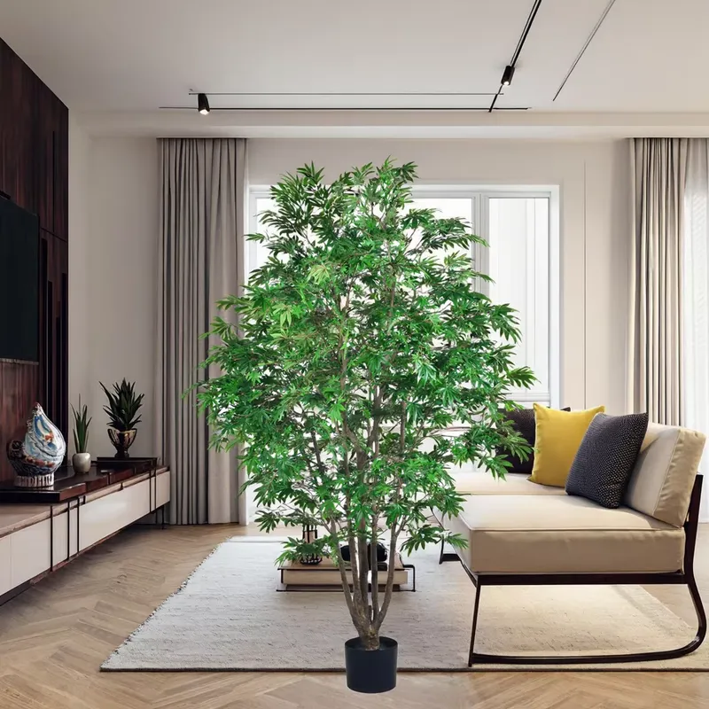 トレンドの卸売グリーンメープルツリー人工マルチトランク250 - Dracaena Marginata のレビューと価格
