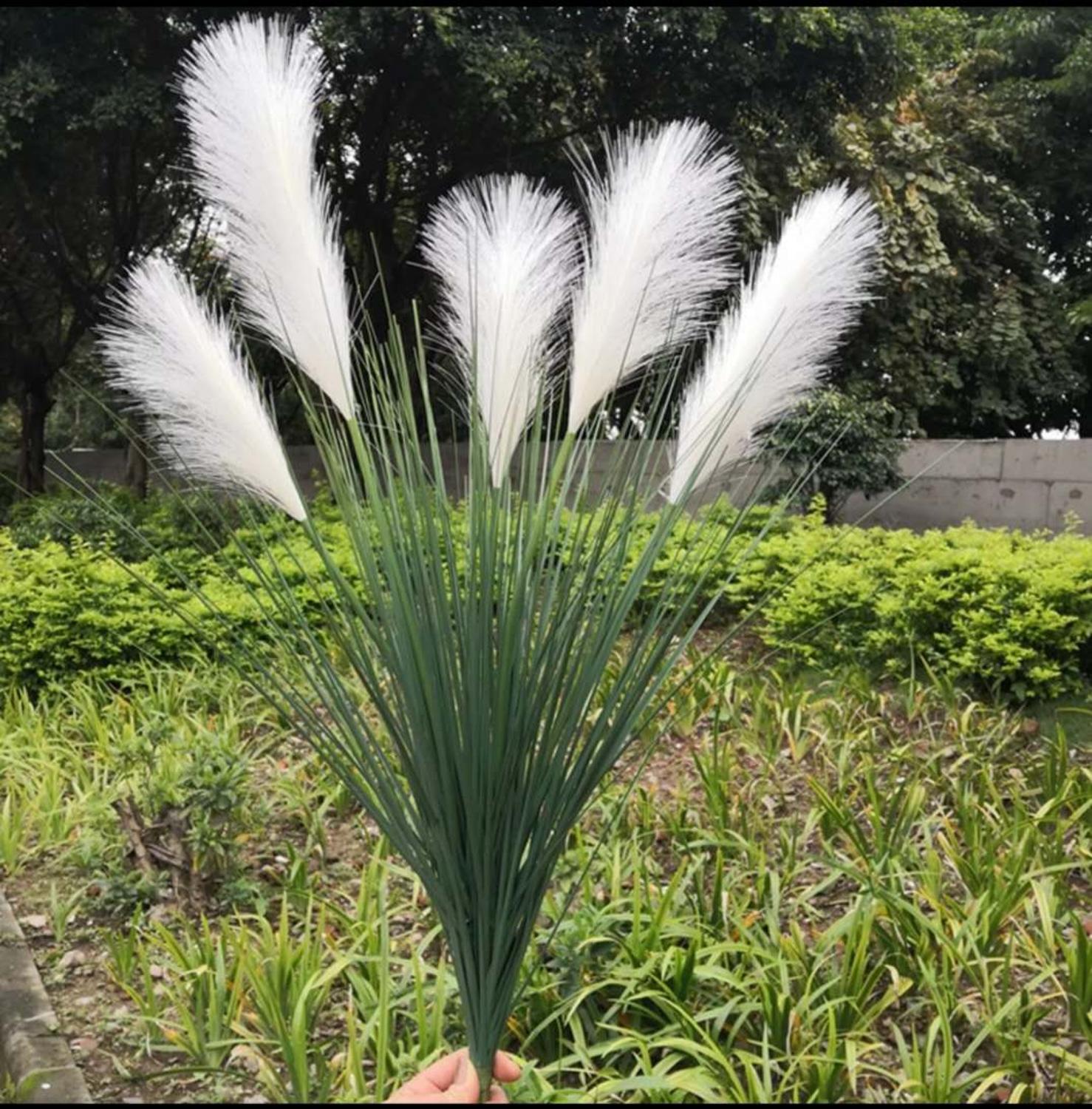 90センチメートル5フォーク大型人工リード草植物プラスチック - Dracaena Marginata のレビューと価格