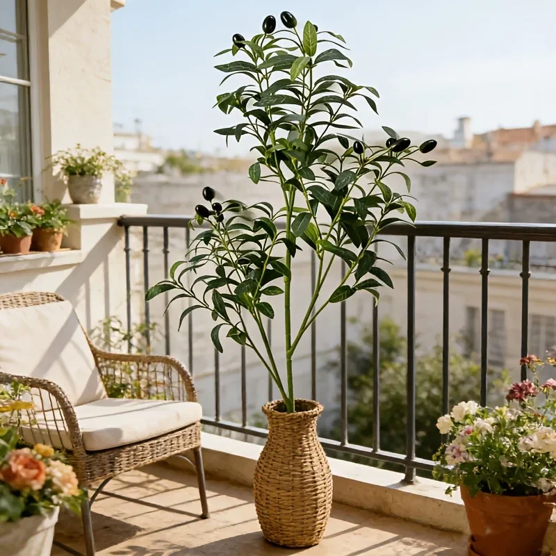 人工オリーブの木 28cm-120cm ポットなし フェイク - Dracaena Marginata のレビューと価格